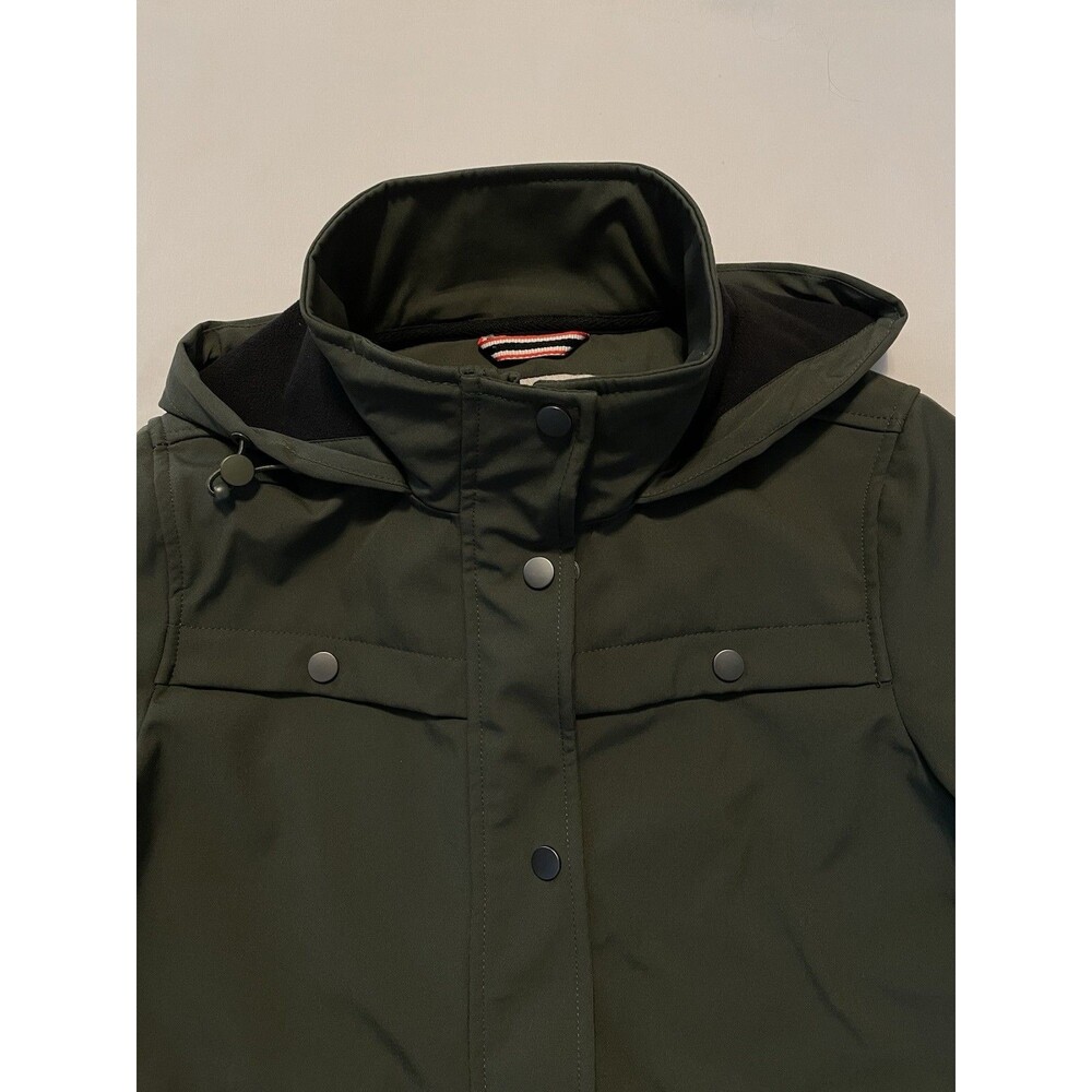 NWT - Hunter Hooded Water Resistant (Kate) Rain Coat Olive Green Sz S ($199.00) - Picture 7 of 16